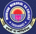 Manohar Memorial P.G. College_logo