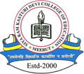 Siya Ram Kasturi Devi College of Education_logo