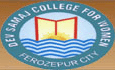 Dev Samaj College for Women_logo