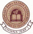 Sant Baba Hazara Singh College of Education_logo