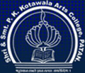 Shri and Smt PK Kotawala Arts College_logo