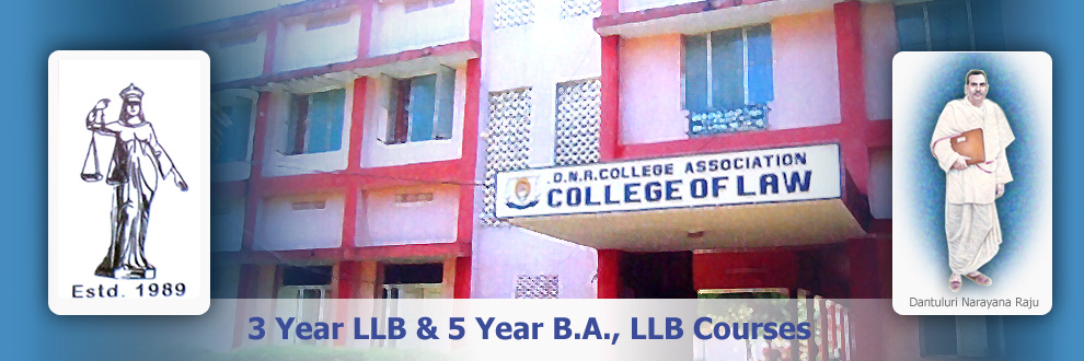 D N R Law College_logo