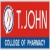 T John College of Pharmacy-logo