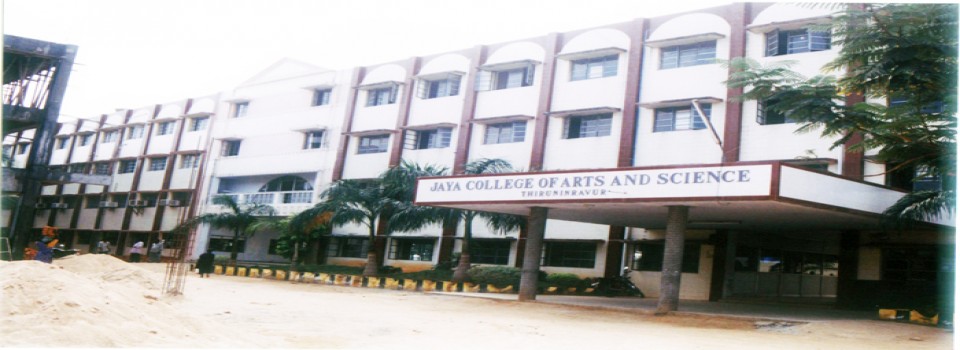 Jaya College of Arts and Science_cover