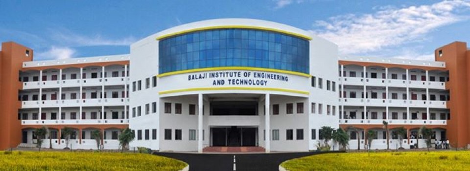 Balaji institute of Engineering and Technology_cover