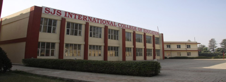 SJS International College of Education_cover