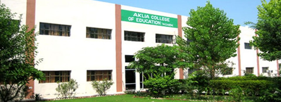 Aklia College of Education for Women_cover