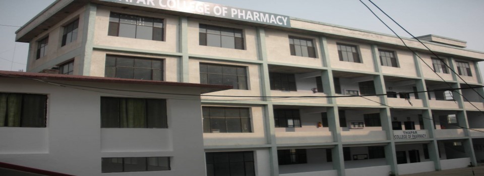 Thapar College of Pharmacy_cover