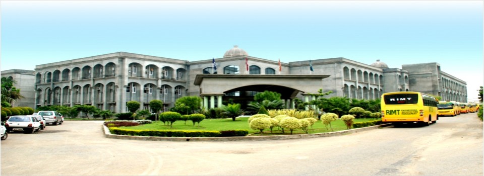 RIMT - Institute of Engineering and Technology_cover