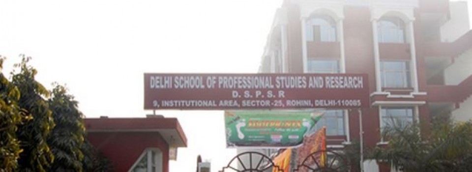 Delhi School of Professional Studies and Research_cover