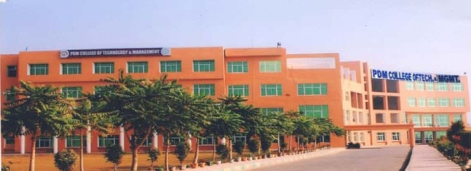 PDM College of Technology And Management_cover